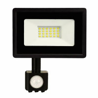 Светодиодный прожектор 10W S6-SMD-10-Slim+Sensor6200К 220V IP65 с датчиком движения BIOM