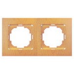 Рамка двойная универсальная NILSON Touran дуб 24250092