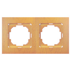 Рамка двойная универсальная NILSON Touran дуб 24250092