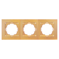 Рамка тройная универсальная NILSON Touran дуб 24250093