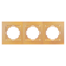 Рамка тройная универсальная NILSON Touran дуб 24250093