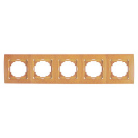 Рамка п'ятірна горизонтальна NILSON Touran дуб 24250095