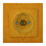 Розетка концевая телевизионная NILSON Touran дуб 24251029