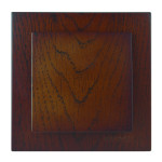 Выключатель одноклавишный NILSON Touran орех 24271001