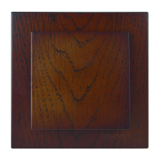 Выключатель одноклавишный NILSON Touran орех 24271001