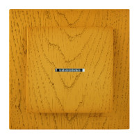 Выключатель одинарный с подсветкой NILSON Touran дуб 24251002