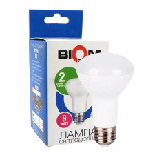 Светодиодная LED лампа BT-556 R63 9W E27 4500К матовая BIOM