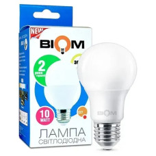 Светодиодная LED лампа BT-610 A60 10W E27 6500К матовый шарик BIOM