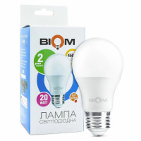 Светодиодная LED лампа BT-520 A80 20W E27 4500К матовый шарик BIOM