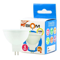 Светодиодная LED лампа BT-542 MR16 4W GU5.3 4500К матовая