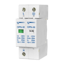 Ограничитель перенапряжения Новатек-Электро ОПН-М 2S 2P 20кА 220В (NTOPN2S20)