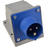 Вилка стационарная полиамид серии UСombi 3P 16A IP 44 АСКО (A0080010135)