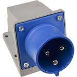 Вилка стационарная полиамид серии UСombi 3P 32A IP 44 АСКО (A0080010136)