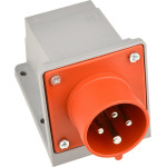 Вилка стационарная полиамид серии UСombi 4P 16A IP 44 АСКО (A0080010137)