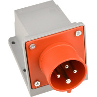 Вилка стационарная полиамид серии UСombi 4P 16A IP 44 АСКО (A0080010137)