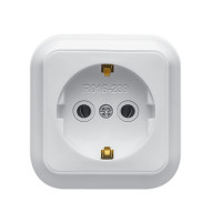 Розетка 1-м наружная с заземлением Marshel RO16-239