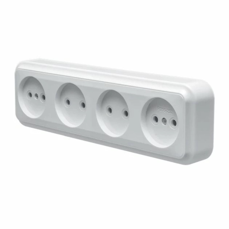 Розетка 4-м зовнішня Marshel RO16-252