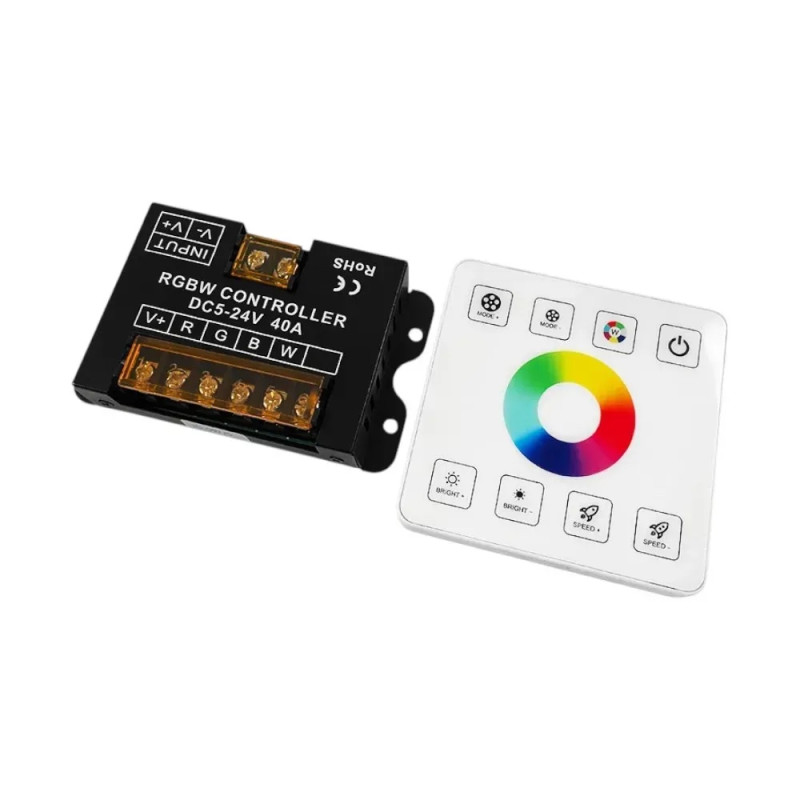 Контроллер BIOM RGBW OEM C-40-Touch-V2 DC12-24V (10A*4канала) белый