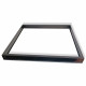 Рамка накладна SF-3 до панелі 600*600 пластик чорна