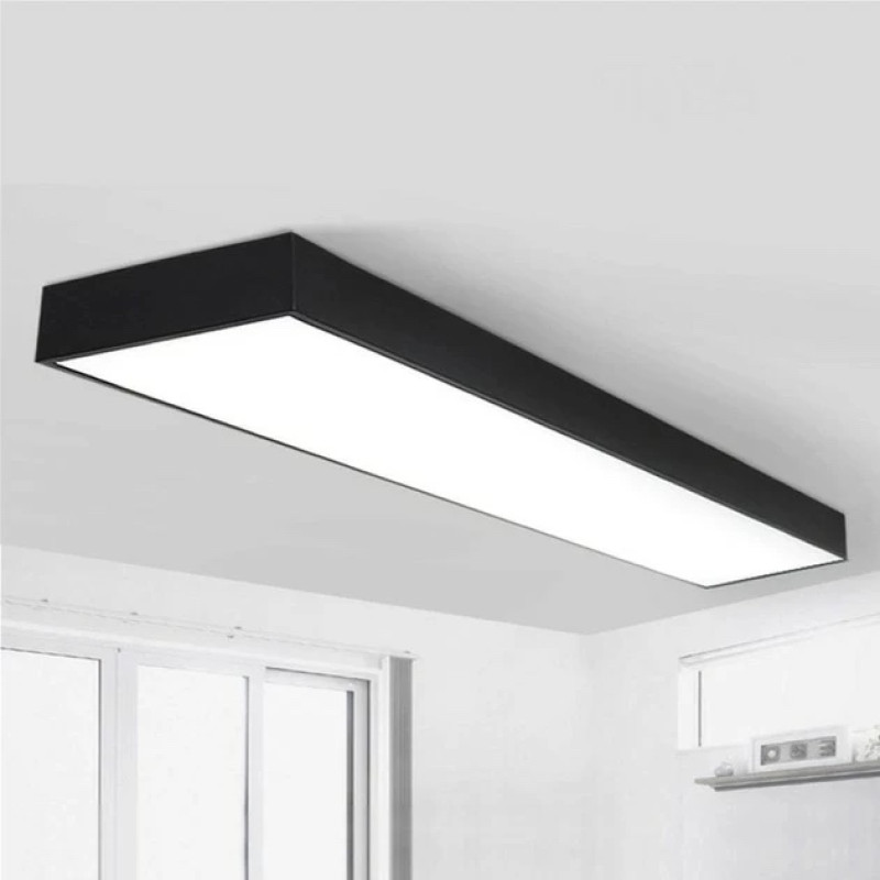 Светильник линейный LED BIOM LN-5-36-12070-5-B 36W 5000К 1200mm черный с подвесом (подвес в комп.)