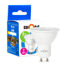 Светодиодная LED лампа BT-572 MR16 7W GU10 4500К матовая BIOM