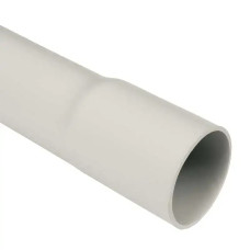 Труба жорстка 320 N/5см з раструбом для соединение; Ø 20мм; ПВХ; светло-серая (30 м) КОПОС 1520_КA
