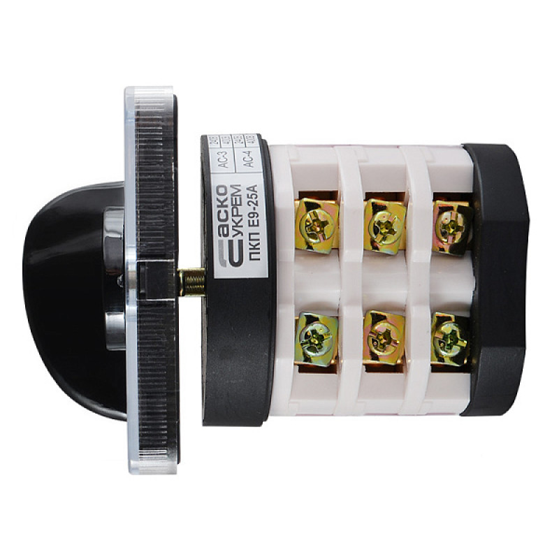 Переключатель пакетный типа ПКП Е9 25А/3.833 (1-0-2 выбор фазы) A0110010016