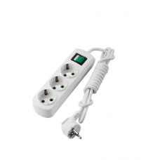 Удлинитель бытовой с/из 3 входа 2м с выключателем LETITIA 721-0302-302 Lezard