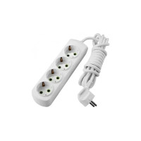 Удлинитель бытовой с/из 4 входа 2м LETITIA 721-0402-401 Lezard