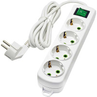 Удлинитель бытовой с/из 4 входа 2м с выключателем LETITIA 721-0402-402 Lezard