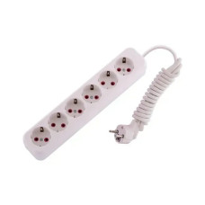 Удлинитель бытовой с/из 6 входов 2м LILA 720-0602-601 Lezard