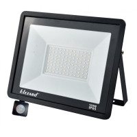 Прожектор LED с датчиком движения 100Вт алюминиевый корпус IP65 6500K 8000Lm LEZARD (PAL65100SN)