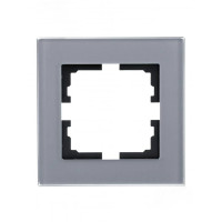 Рамка 1-я графит с боковой вставкой 742-3400-146 серия Vesna