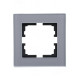Рамка 1-я графит с боковой вставкой 742-3400-146 серия Vesna