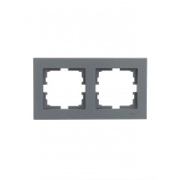 Рамка 2-я графит с боковой вставкой 742-3400-147 серия Vesna