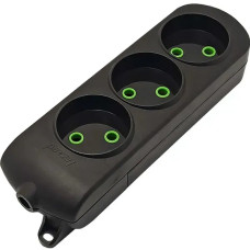 Колодка б/у 3 входа LETITIA 721B-0300-303 Lezard черный