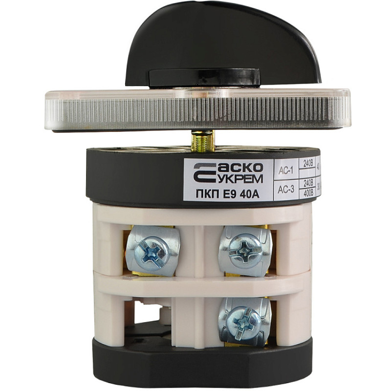 Пакетный Кулачковый Переключатель Е-9 40А/2-823 (1-0) 3 полюса АСКО (A0110010019)
