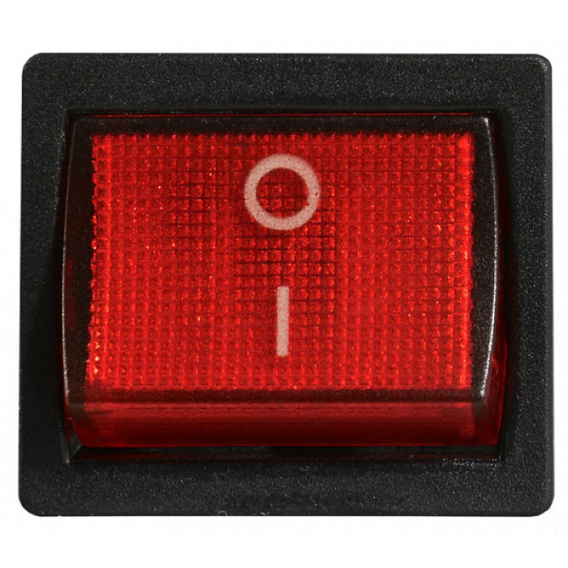 Перемикач Lemanso LSW05 малий червоний з підс./КСD1-101-2