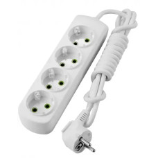 Удлинитель бытовой б/у 4 входа 2 м LETITIA 721-0402-403 Lezard