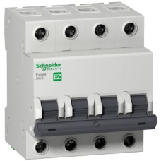 Автоматический выключатель Easy9 4P 50А тип С, Schneider Electric (EZ9F34450)