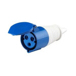 Гнездо переносное LM2018 (ГП) (213) Lemanso 16А/3п (2п+н) 220-240V IP44 синее