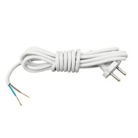 Кабель с вилкой на 1,5м б/с белый NEOMAX NX500001