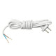 Кабель с вилкой на 1,5м б/с белый NEOMAX NX500001