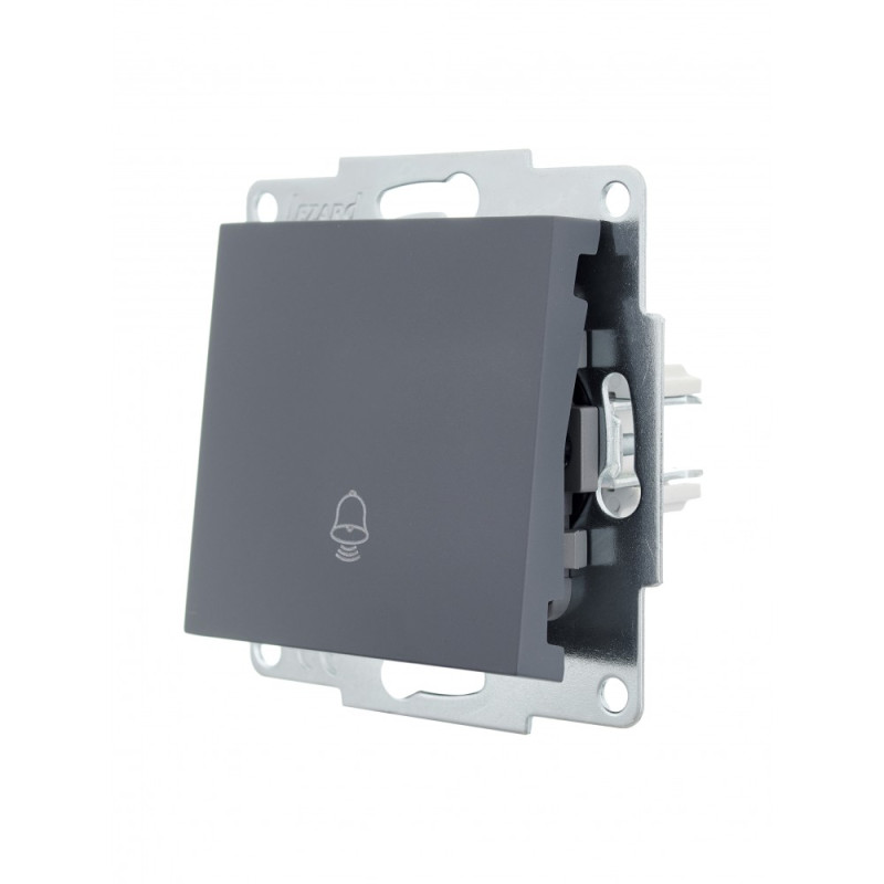 Кнопка звонка графит 742-3488-103 серия Vesna