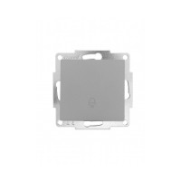 Кнопка звонка серая 742-3588-103 серия Vesna