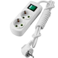 Удлинитель бытовой с/из 2 входа 3м с выключателем LETITIA 721-0203-202 Lezard