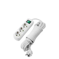 Удлинитель бытовой с/из 3 входа 10м с ​​выключателем LETITIA 721-0310-302 Lezard