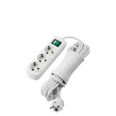 Удлинитель бытовой с/из 3 входа 10м с ​​выключателем LETITIA 721-0310-302 Lezard