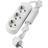 Удлинитель бытовой с/из 3 входа 2м LETITIA 721-0302-301 Lezard