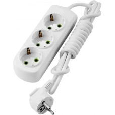 Удлинитель бытовой с/из 3 входа 2м LETITIA 721-0302-301 Lezard